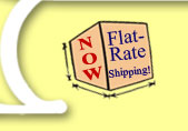 Now with flat rate shipping